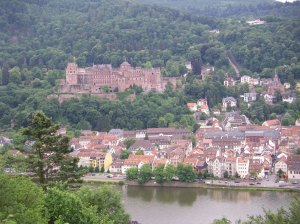 View from the Heidelberg Castle.